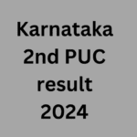 2nd puc result 2024